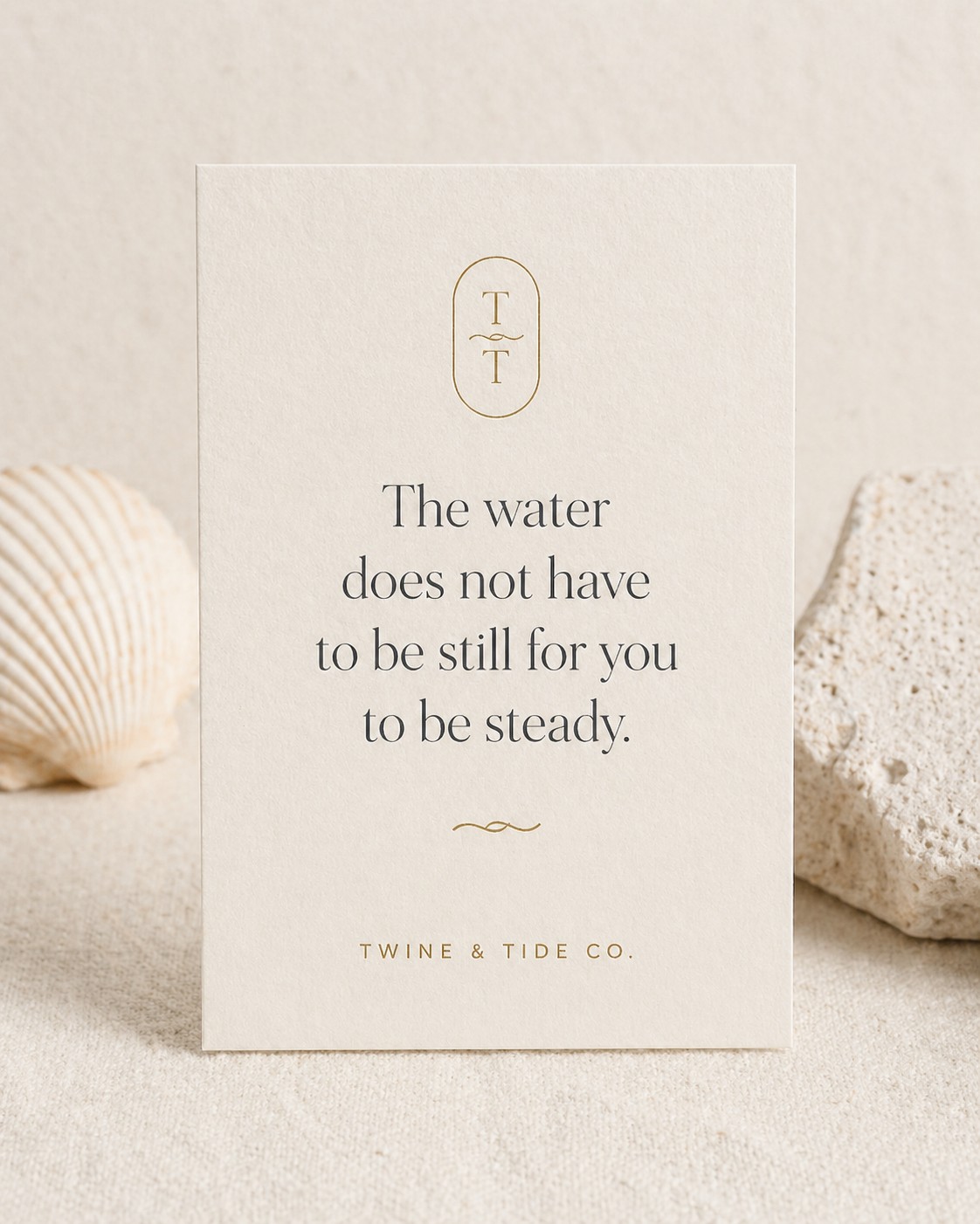 Quiet Truth card